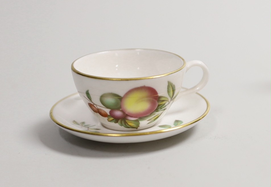 Miniature bone china teaware including Spode and Royal Crown Derby